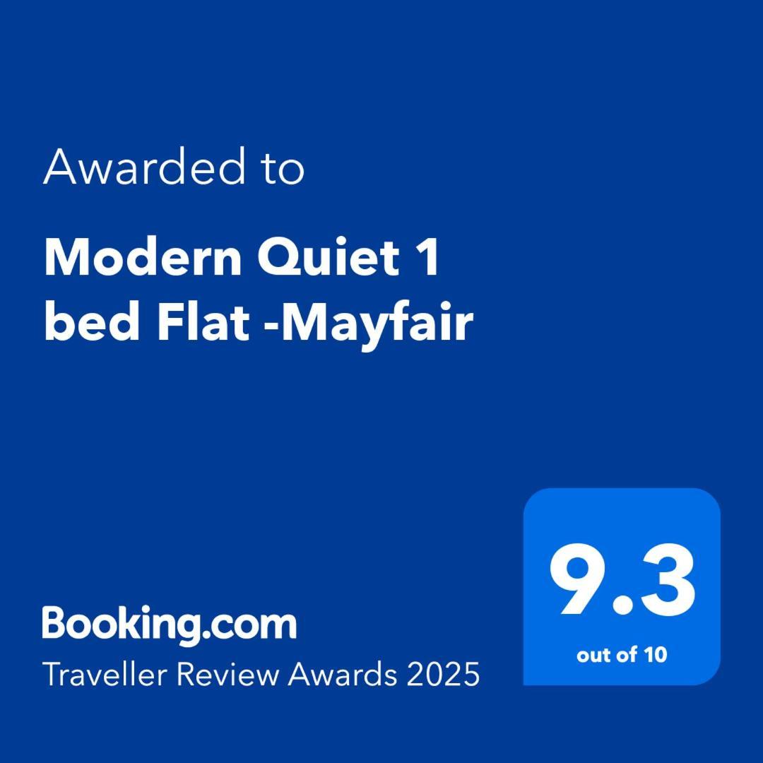 Modern Quiet 1 Bed Flat -Mayfair Londres Exterior foto
